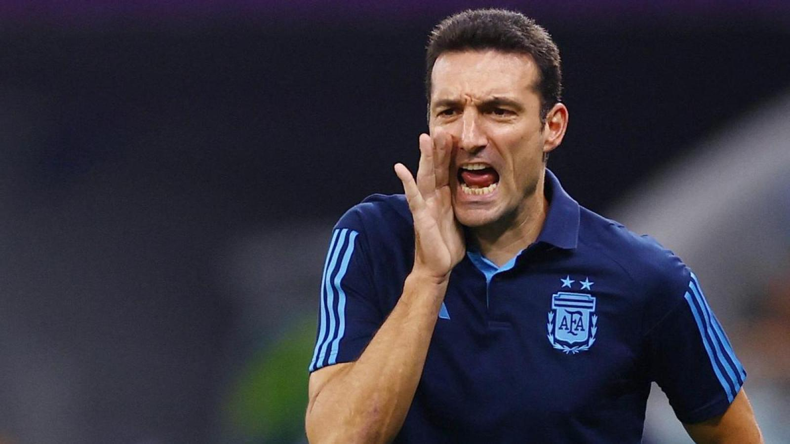 Scaloni y su cuerpo técnico ante la alternativa de cortar a 3 jugadores
